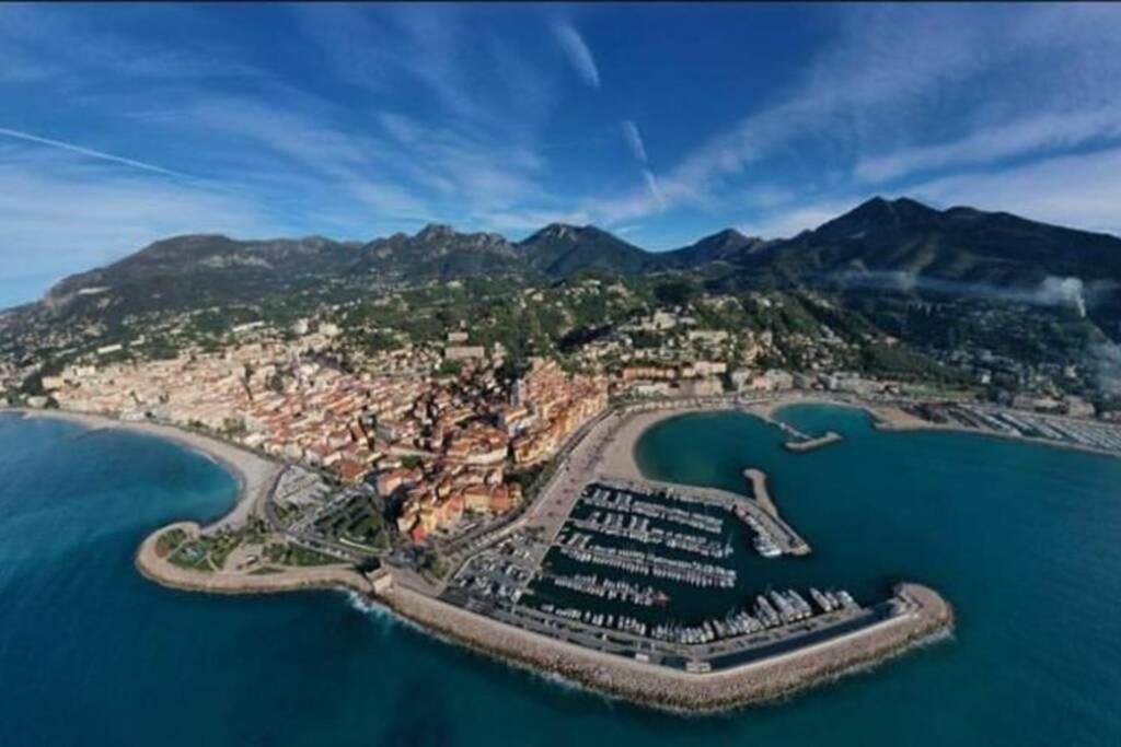 Le Lodge, T2 Classe 3 Etoiles Avec Jardin, Parking, Piscine & Mer A 2 Pas Menton Luaran gambar